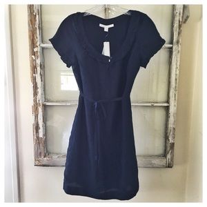Silk Dress, Navy, Old Navy, Size S